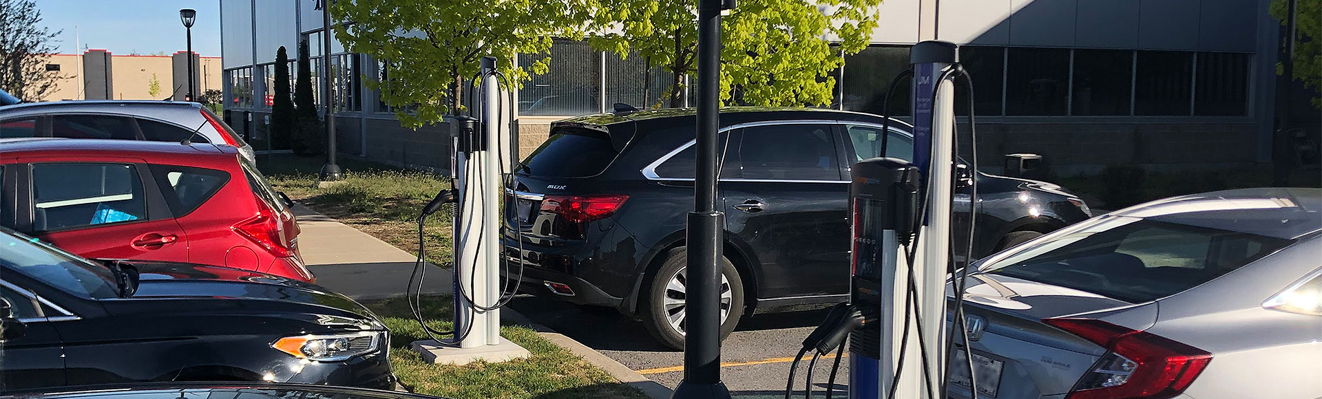 Installation borne de recharge pour entreprise