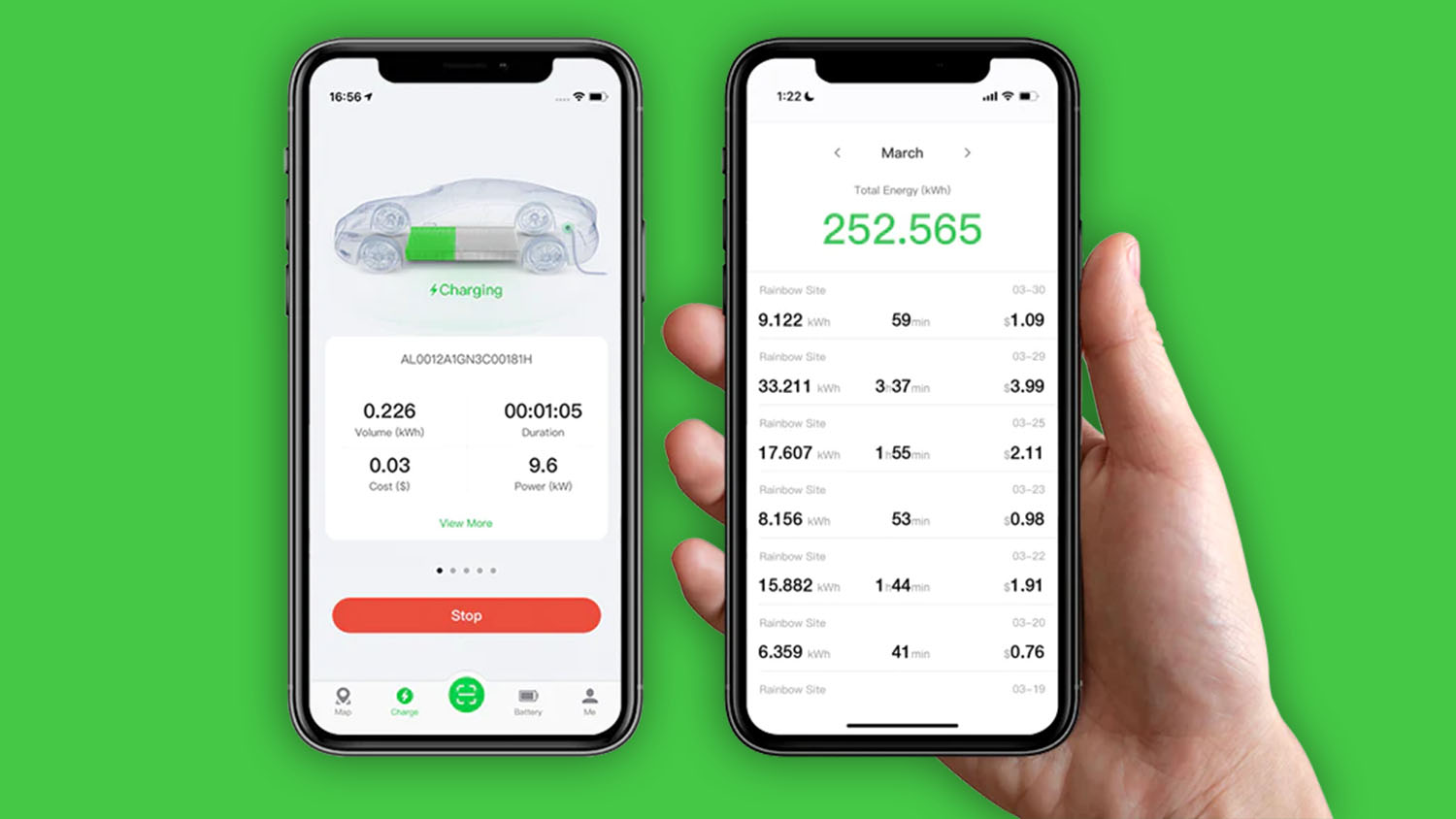 borne de recharge intelligente